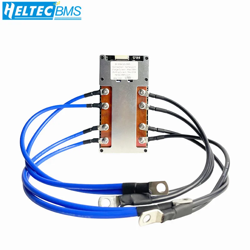 

Heltecbms Car Startup BMS 12V 24V BMS 3S 4S 8S 330A 380A Lifepo4 Li-ion 500mA/530mA balancer with 7AWG Cable With Copper Nose