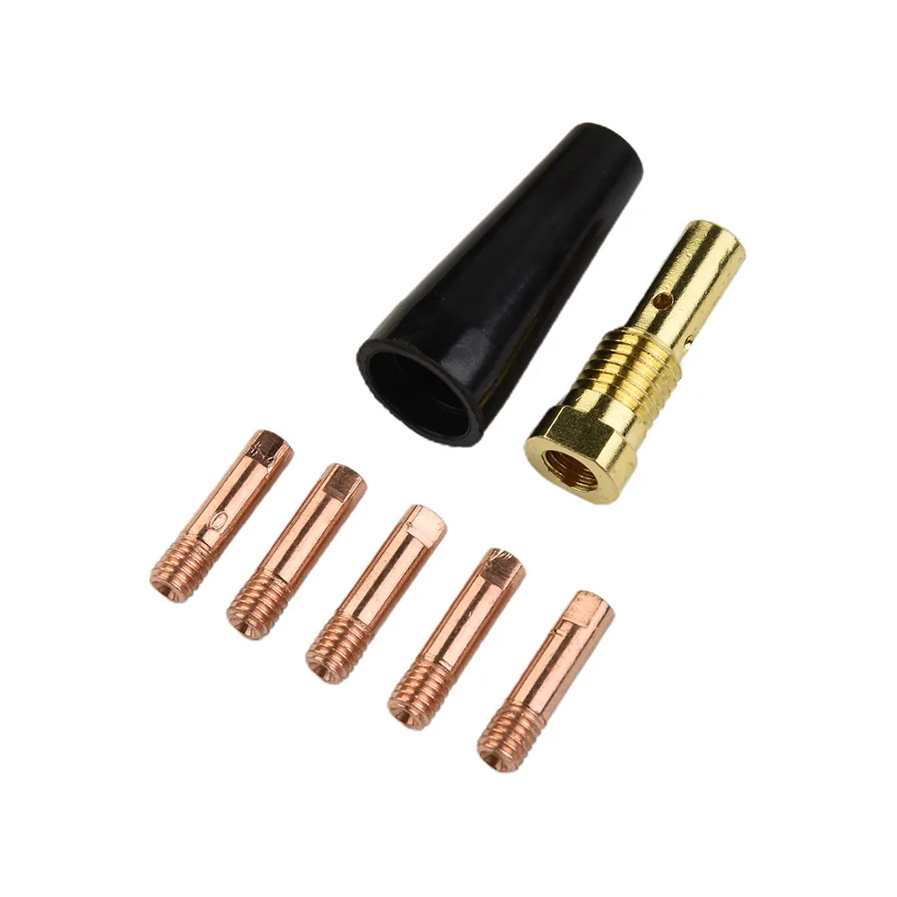 

7PCS Gasless Nozzle Tips For Century FC90 Flux-Cored Wire Welder K3493-1 Torch MIG Welding Torchaccessories 0.30/035 0.8mm Tip