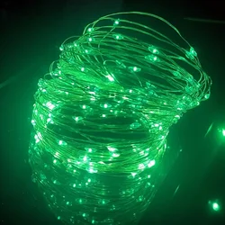 Enchanting 8 - Function Remote Control LED Fairy Lights - USB - Powered String Lights - 1 m With remote (Green)