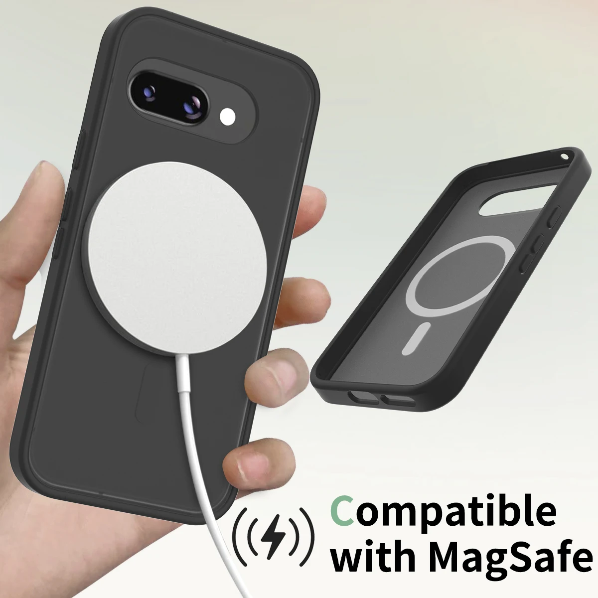 Sleek MagSafe Compatible Shockproof Case - Ultra-Smooth Finish, Wireless Charging Ready