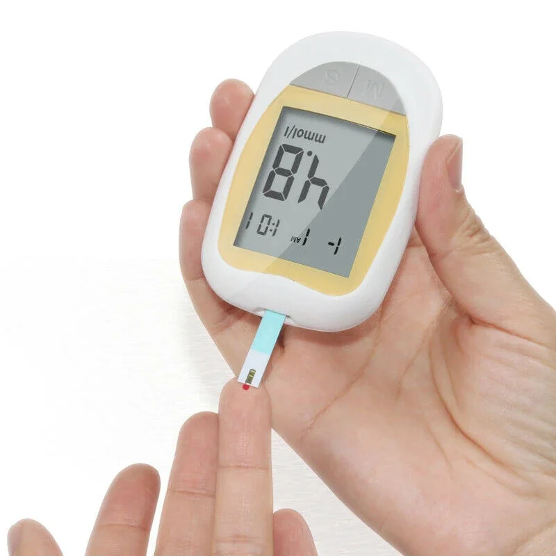 

Фотоглюкометр, дополнительные тест-полоски и Ланцеты для измерения уровня сахара в крови при диабете