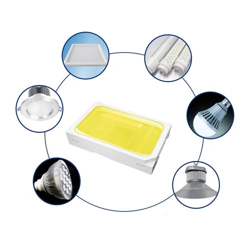 LED SMD 5730 또는 2835 구리 LED COB 칩 램프 비즈, LED 조명 인테리어 교체 부품, LED 원형 보드 전구, 0.5W, 100 개 4