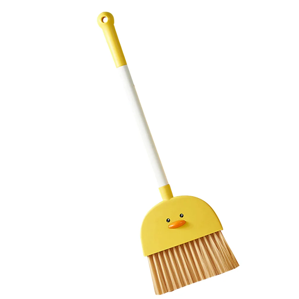

Cartoon Small Broom Pretend Play Cleaning Tool Kids Plastic Broom Children Broom Cleaning for Housekeeping Play Birthday Gifts
