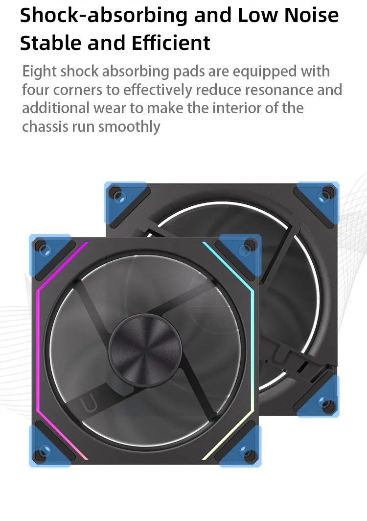 Prism 5 PRO 120mm Fan Argb Pc Case Ventiladores 4PIN PWM 5V-3PIN Cpu Water Coole