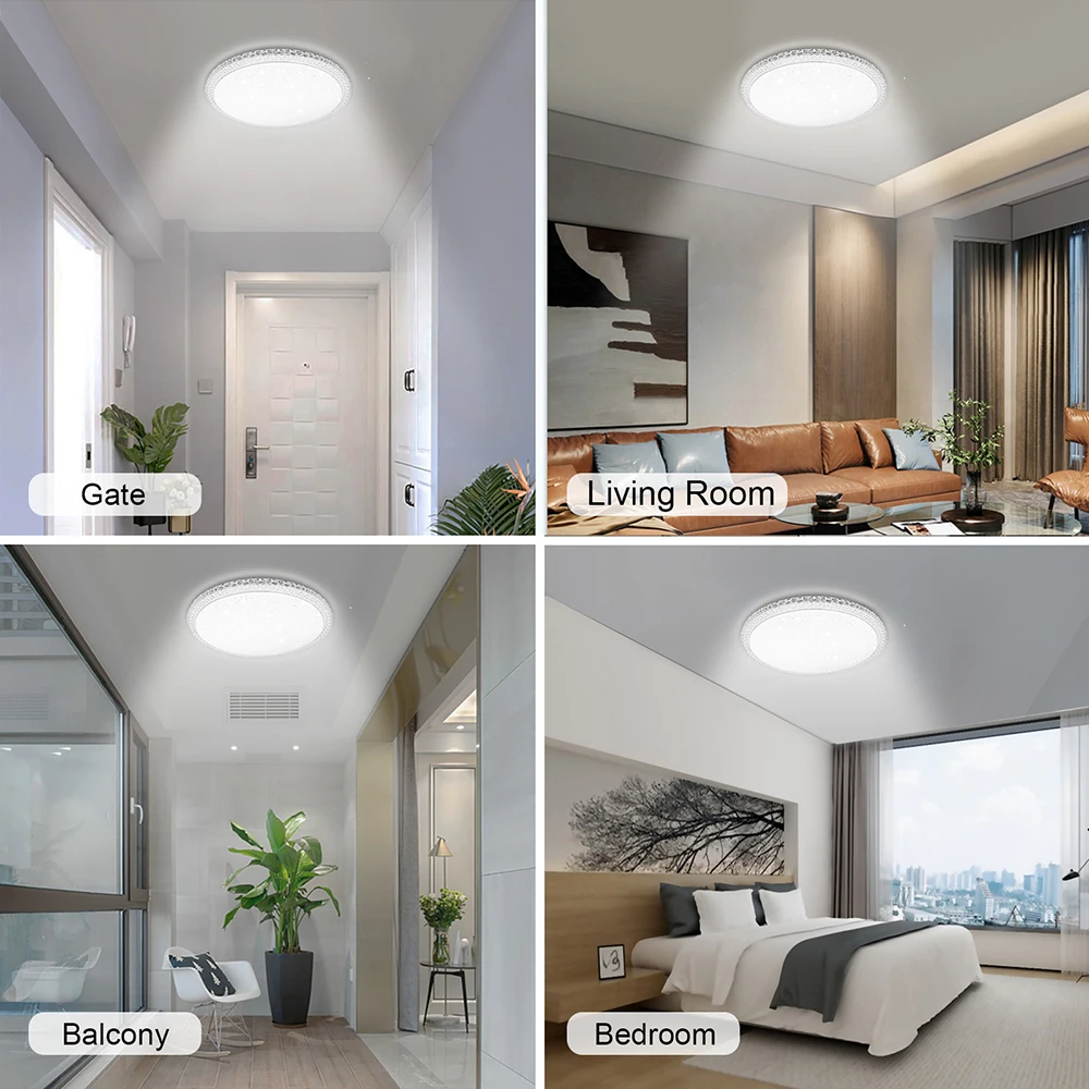 ExtraStar 18W LED Ceiling Light 6500K, 1950 Lumen for Kitchens Bathrooms Offices Hallways: 3 - 5 Days Free Delivery Only UK