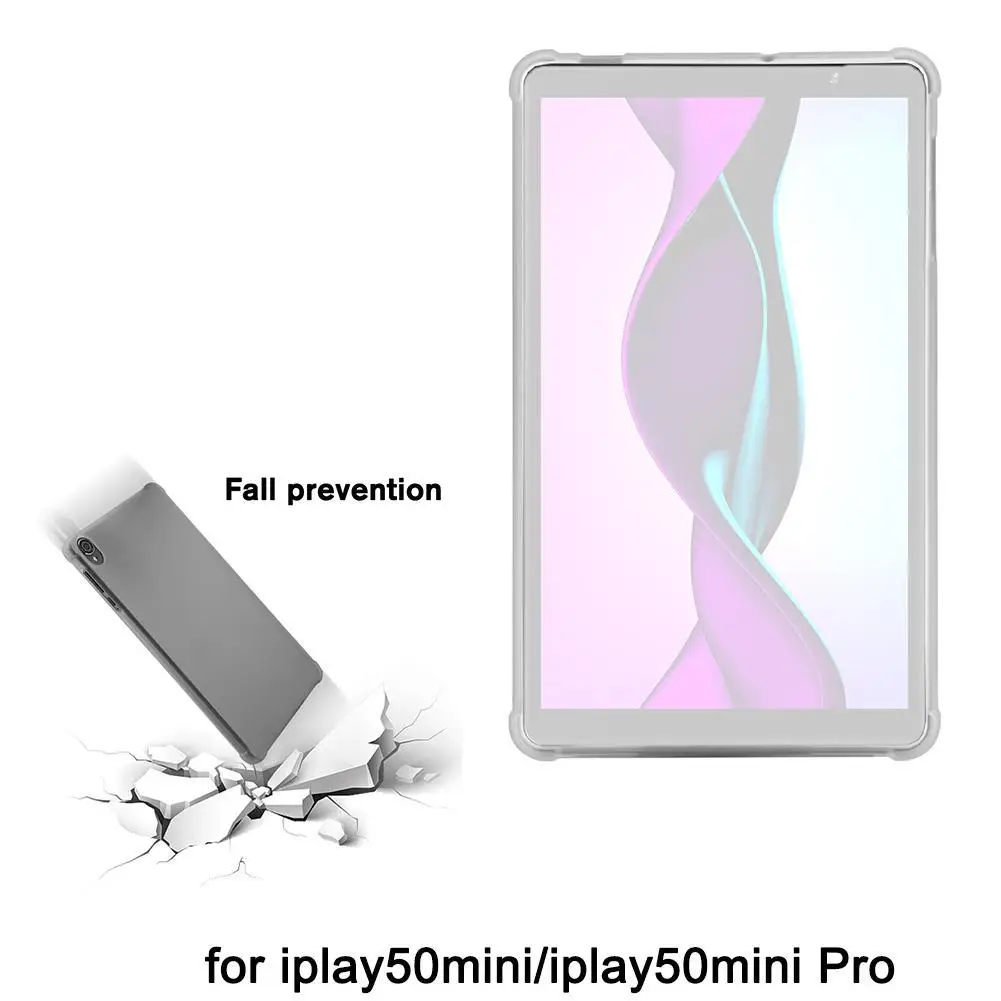 

TPU Case For Alldocube Iplay50 Mini Pro Tablet PC Safe Shockproof Silicone Stand Protective Ultra-thin Soft Shell Case For Table