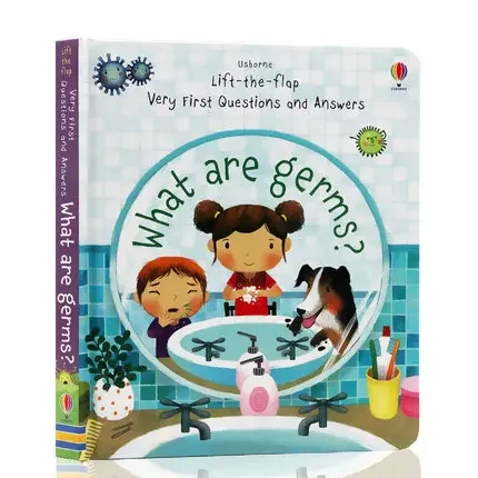 Usborne Books Small Size Very First Q&A Lift-the-flap Educational English Book for Kids Popular Science Learning Montessori Toys 4