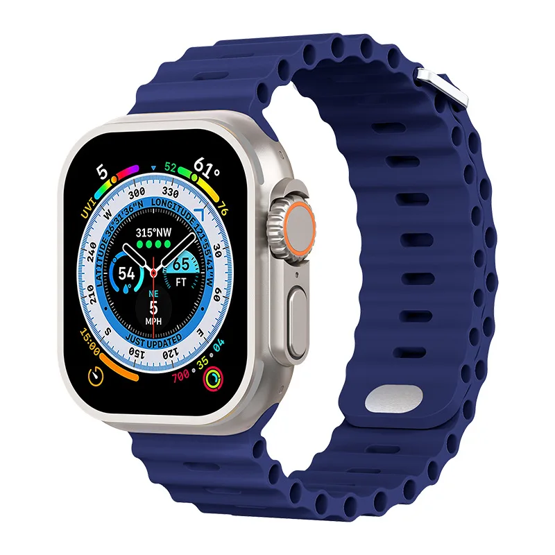Breathable Silicone Strap for Smartwatch - Multiple Sizes