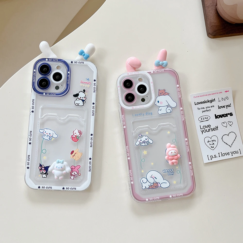 Silver Hello Kitty Phone Bag Case For Iphone 11 12 13 14 Pro Promax Fashion  Y2k Girl Soft Sanrio Iphone Case Trendy Gift - AliExpress