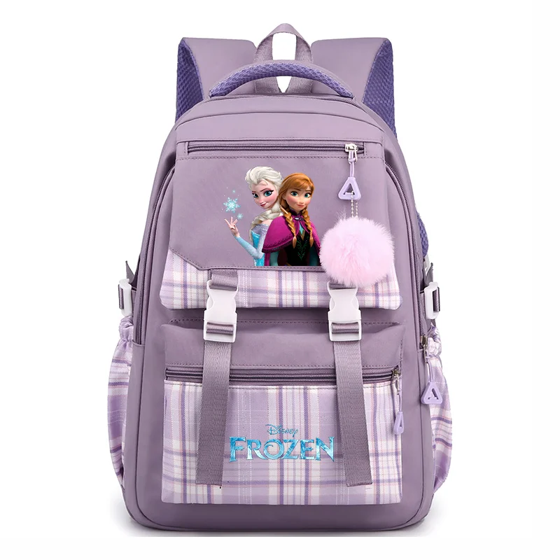 

Disney Frozen Anna Elsa Backpack Boys Girls Student Schoolbag Children Teenager Large capacity Knapsack Travel Rucksack