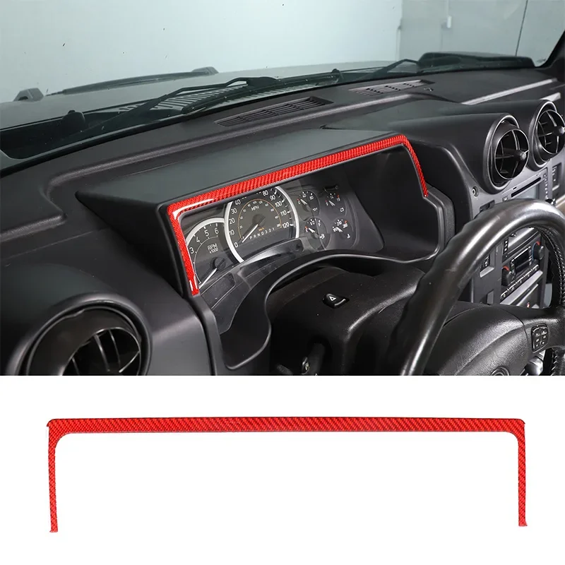 

For Hummer H2 2003-2007 soft carbon fiber car dashboard trim stickers interior modification accessories