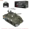 2.4G HENG LONG 1/16 7.0 Upgraded M4A3 Sherman RTR RC Tank 3898 Metal Tracks TH17671-SMT4 2