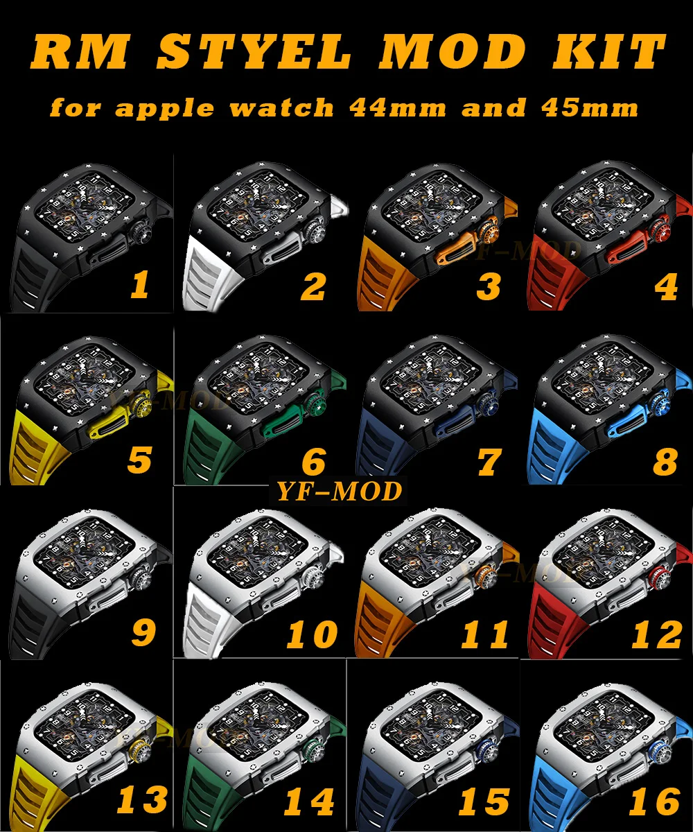 RM-2 シルバー apple watch メタル カスタムケース RM-2 シルバー apple watch メタル カスタムケース