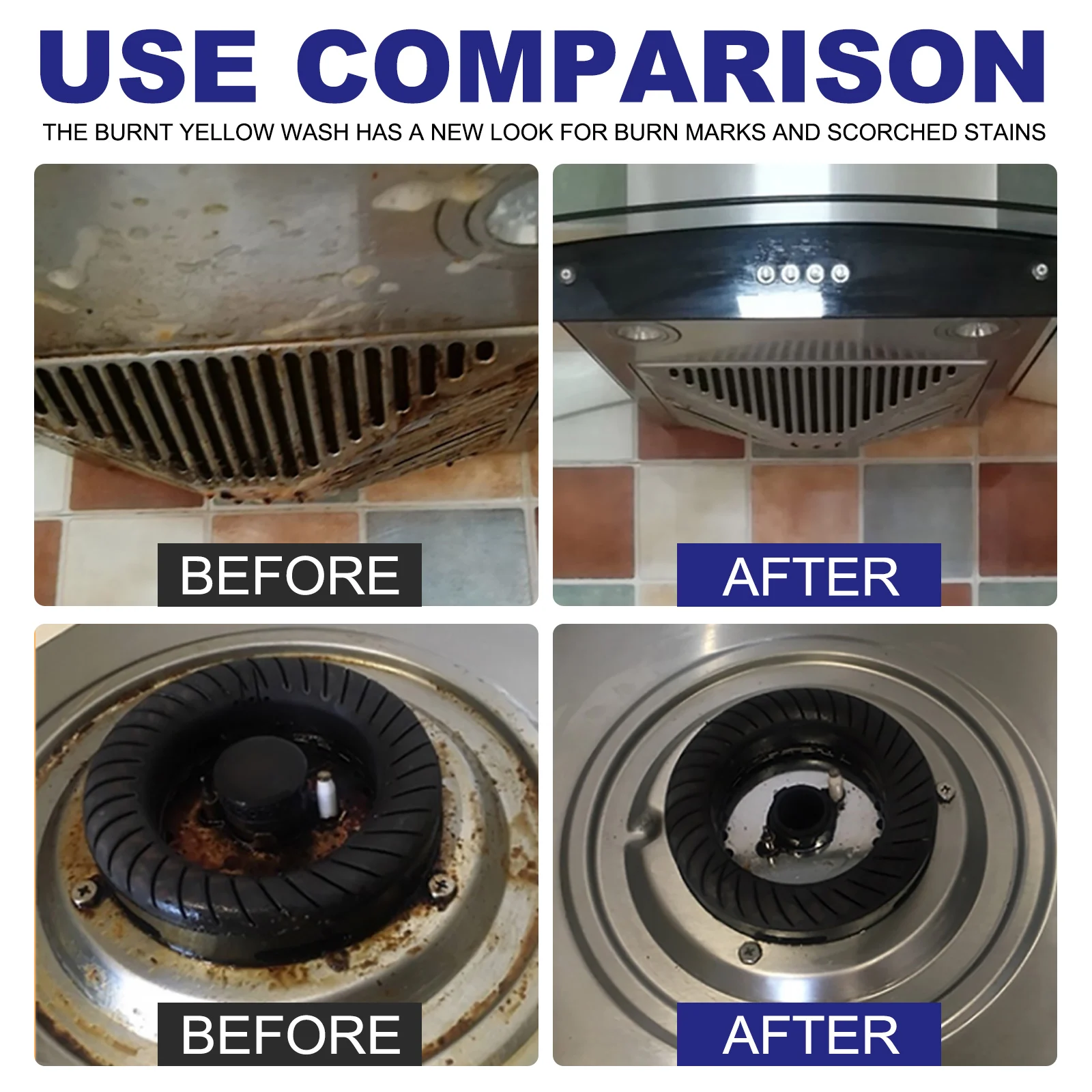 Stainless Steel Cleaning Paste Kitchen Stain Removal Pots & Pans Rusty Stovetop Black Scale Cleaning Paste