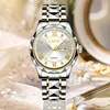 LIGE Fashion Luxury Waterproof Watch for Women Luminous Date Stainless Steel Band Quartz Women's Ladies Wristwatches Reloj Mujer 3