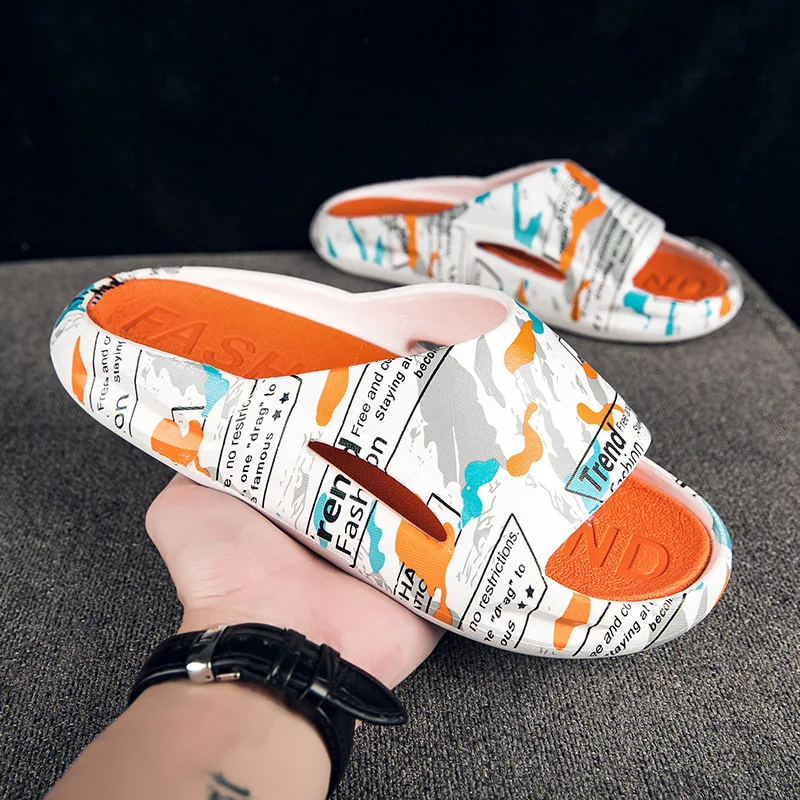2022 Sandalias for Girl Home Sandals Summer Man Women Flip Flops Soft Slippers Beach Unisex Pillow Slides Beach Shoes bathroom 