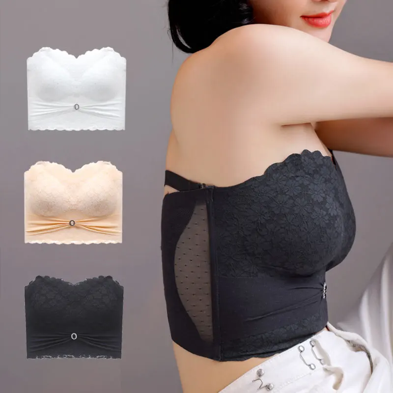 Sexy Seamless Invisible Female Underwear Strapless Bra
