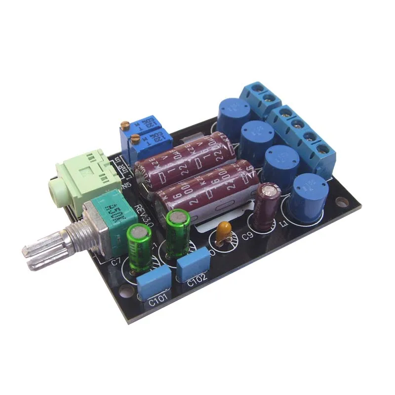 

Плата цифрового усилителя DLHiFi Mini Class T TA2024 2*15 Вт DC 12 В AUX In Full Frequency HiFi Audio