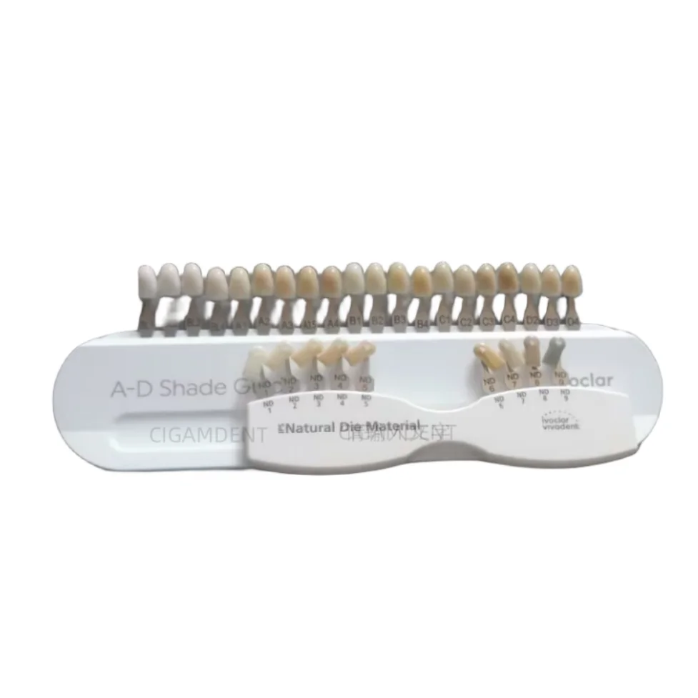 1PcDentalPorcelainTeethDentureTeehColorShadeBoardGuideIvoclar