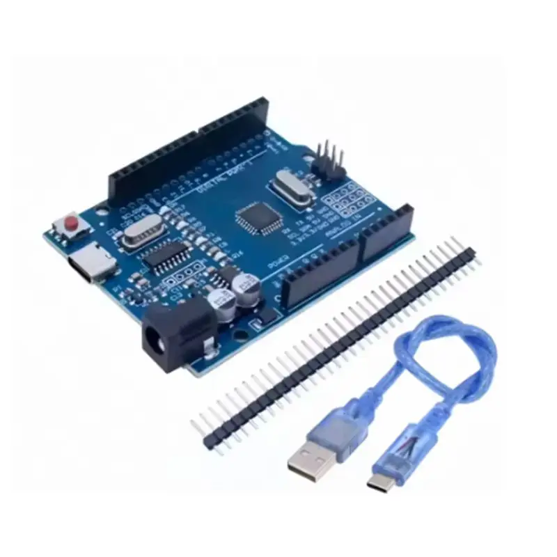 R3 ATMEGA16U2 CH340G+MEGA328P SMD Chip 16Mhz For Arduino R3 Official ATEGA328P Development board + USB CABLE One set image 11