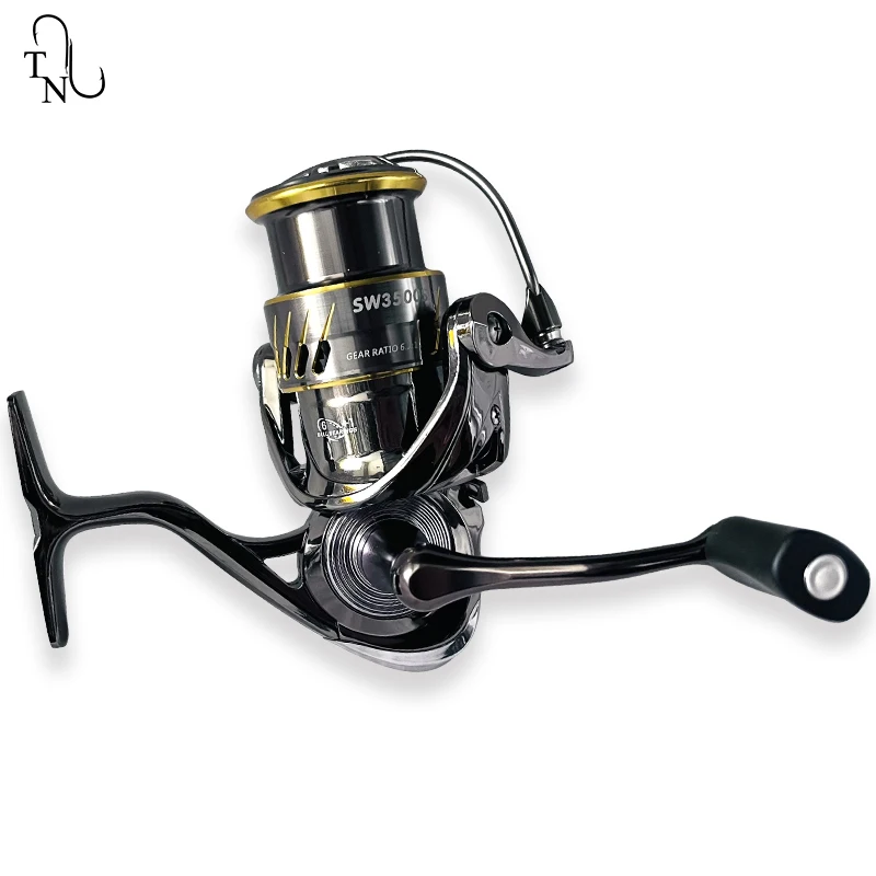 Tn54 Sw2500S Sw3500S  Newest Fishing Reels Metal Body Spool Sea Fishing Rod Reel And Rod Combo Saltwater Fishing Spinning Reel