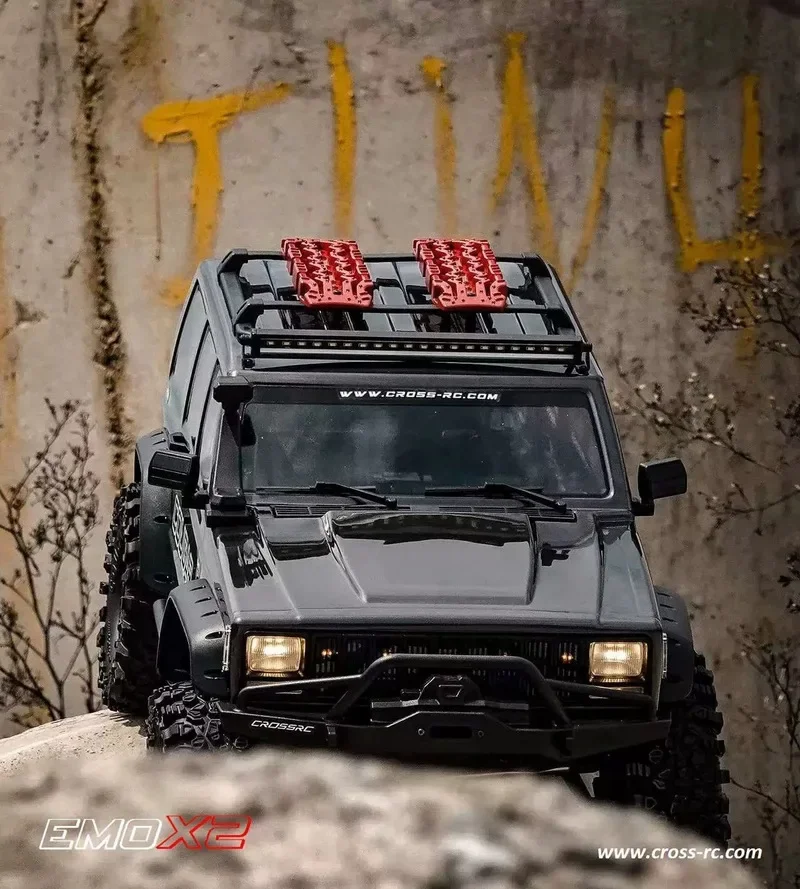 Crossrc1: 8new Remote Control Emo X2 Lion 1/8 Climbing Vehicle Off Road Rtr Differential Lock Dual Speed Door Bridge Wade Throat 6