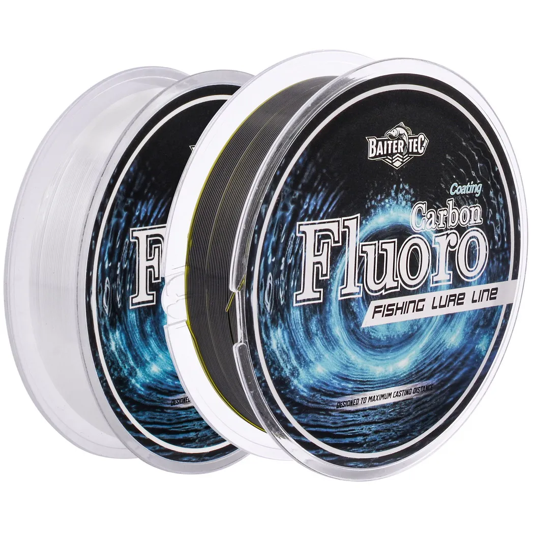 Enhanced Fluorocarbon Coating Fishing Line - Durable Sinking Leader Line with Carbon Fluoro Fiber