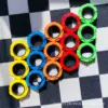 3pcs Magnetic Rings Spinner Fidget Toy Set Finger Magnets Rings for Anxiety Relief Therapy Fidget Pack Gift for Adults Teens Kid 6