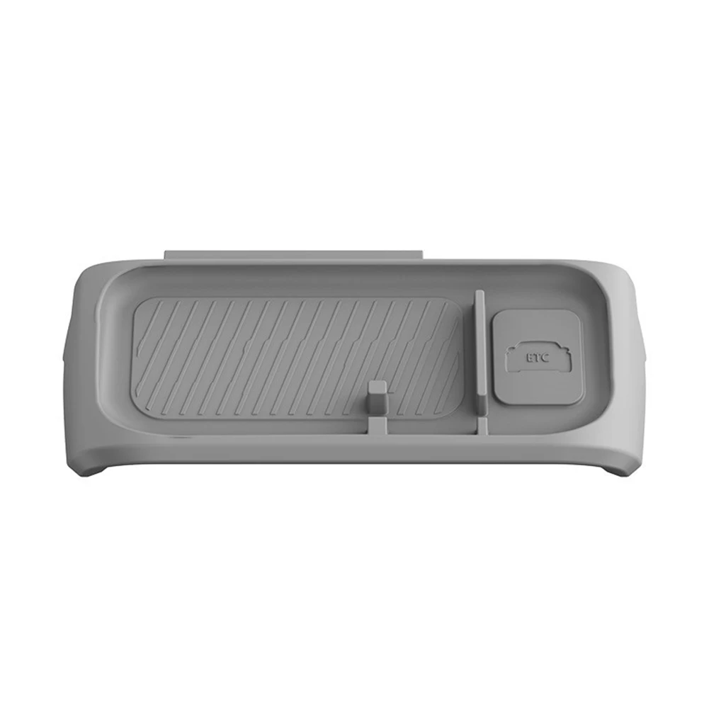 

Силиконовый и т. Д. Держатель Tesla для модели Y для 3, Центрального экрана управления автомобилем, коробка для хранения, силиконовый держатель и т. д. черный/серый Acce