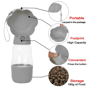 2-in-1 Portable Dog Water Bottle 4