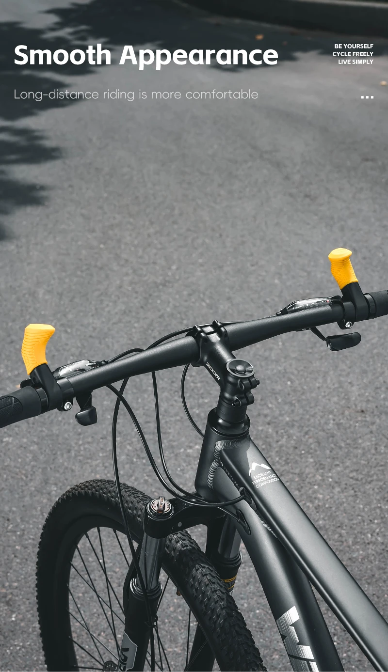 WEST BIKING MTB-Fahrrad-Daumengriffe, ergonomisch, rutschfest, leicht, Fahrrad-Daumen-Kraft-Griff, geeignet für Lenker, Durchmesser 22 mm – Detail 9
