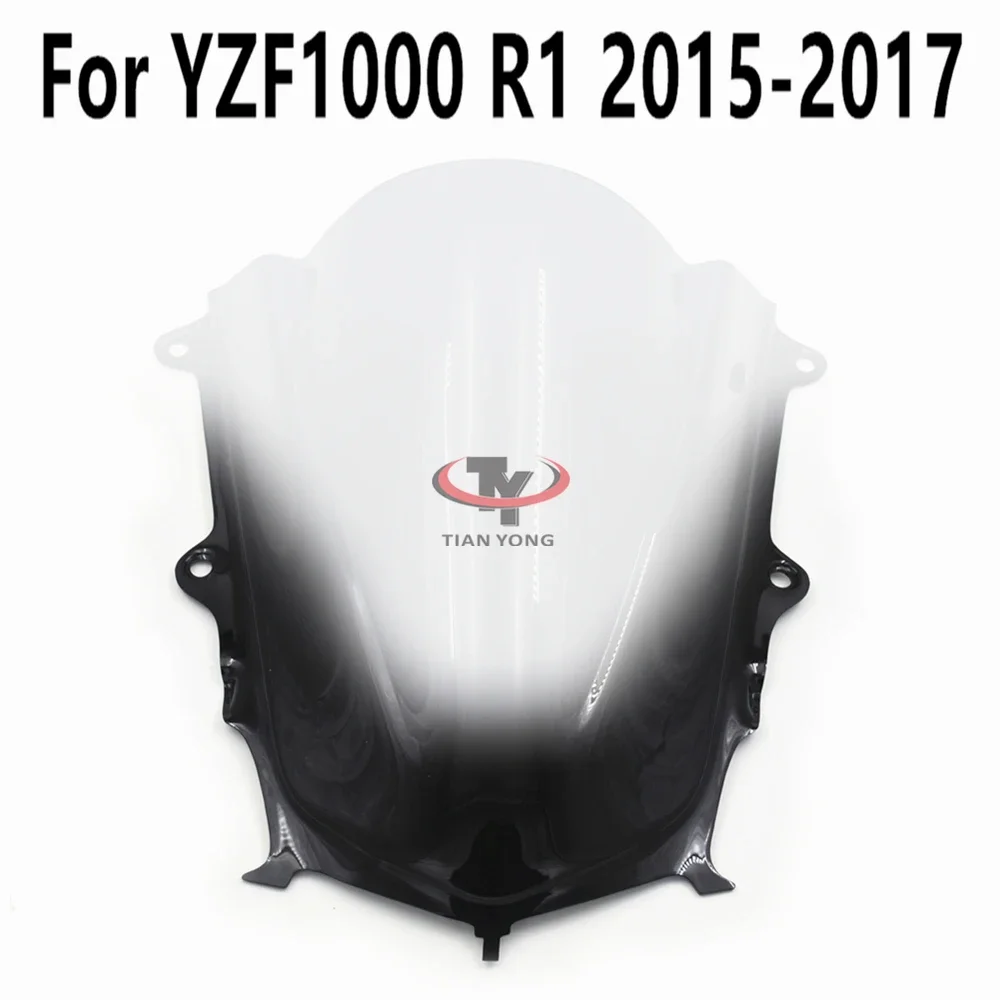 

Мотоциклетный ветровой экран с градиентом для Yamaha YZF1000 R1 2015-2016-2017, ветрозащитный экран, спойлер, дымчато-черный