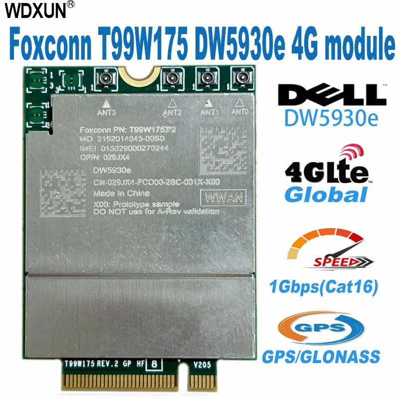 Dell Laptop Latitude 5430 7330 Dw5930e Módulo 5g Lte X55 dp n 0k1ycw T99w175