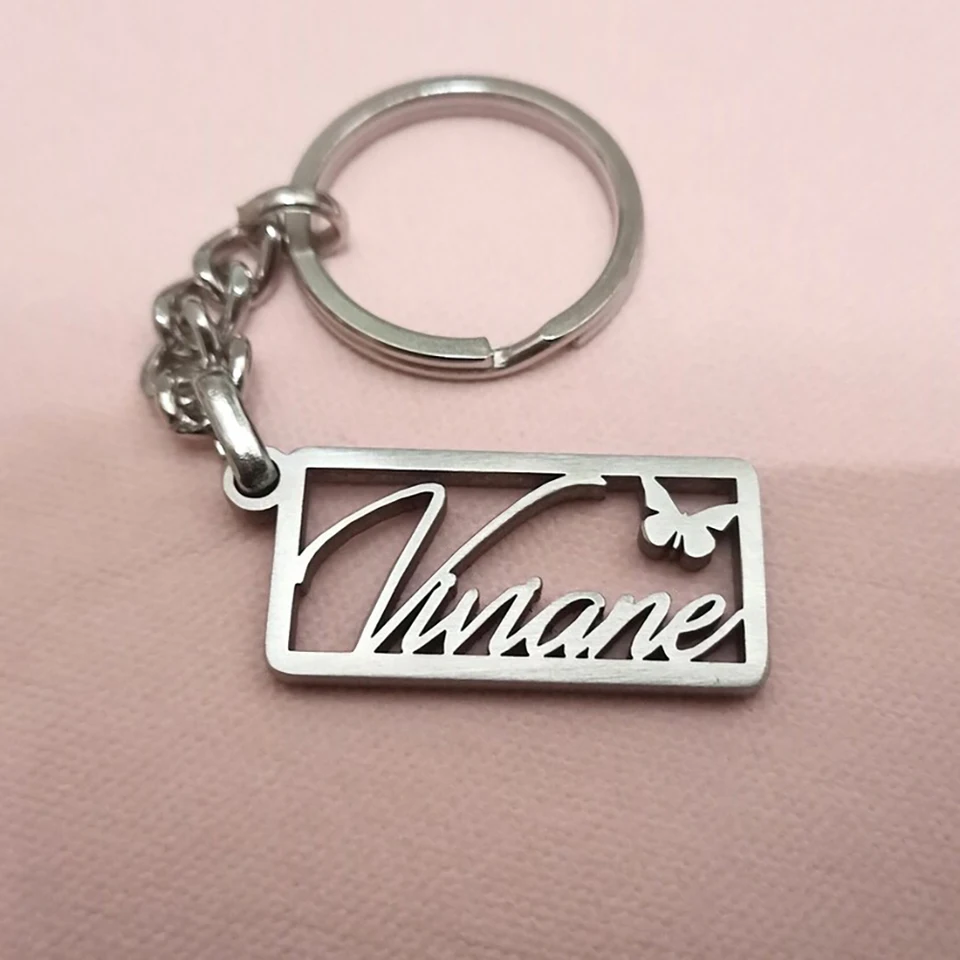 Portachiavi Targa Georgia - In Alluminio Sottile, Souvenir Da
