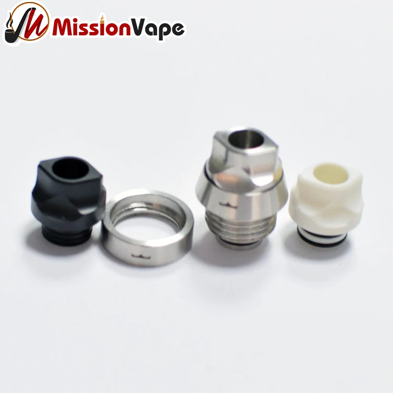 

510 Drip Tip Set POM Stainless Steel Beauty Ring for BB Billet Pulse AIO Boxx Delro Box Mod Mouthpiece Tips