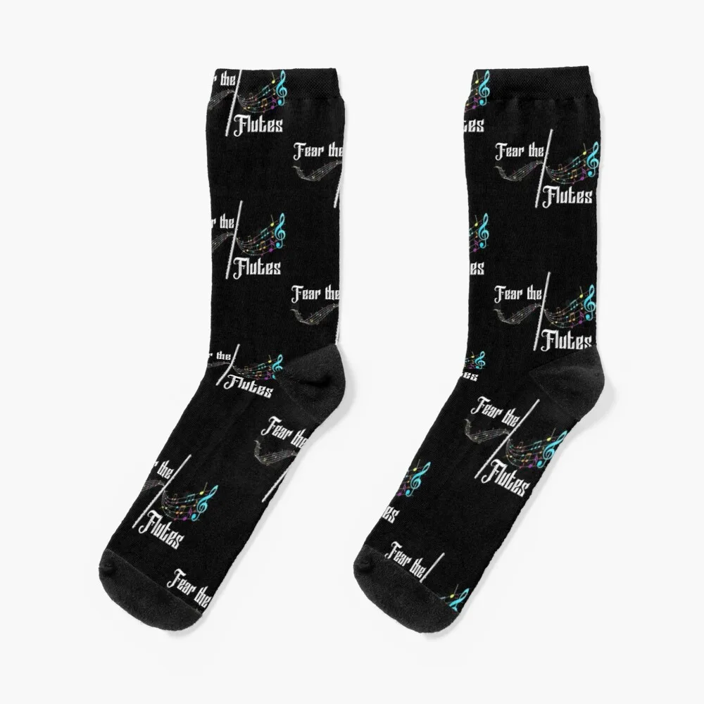 Fear The Flutes Socks Nordic Socks Sports And Leisure