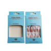 Wholesale Coffin False Nails Tip Box Empty Paper Package 5/30/50 Pieces Press On Nails Luxury Packaging Case Business in Bulk 5