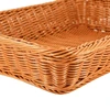 Plastic Imitation Rattan Woven Serving Baskets for Bread Fruit Vegetables Restaurant Serving Tabletop Display rattan basket 6