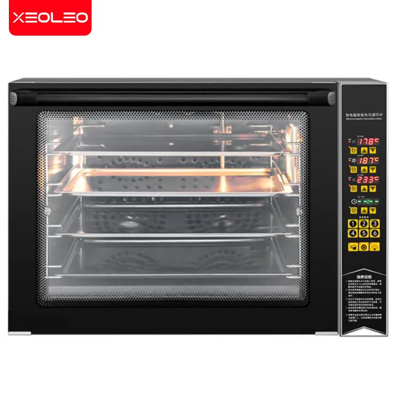 XEOLEO Electric Convection Oven Cake Baker 4 layer Commercial Toast Baking machine 4200W Heating Pizza/Egg Trat/Cookie/Bread 2