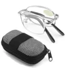 Retro Design Reading Glasses Men Women Folding Spectacles Spectacles Frame Silver Metal Glasses +1.0 +1.5 +2.0 +2.5 +3.0 +3.5 +4 1