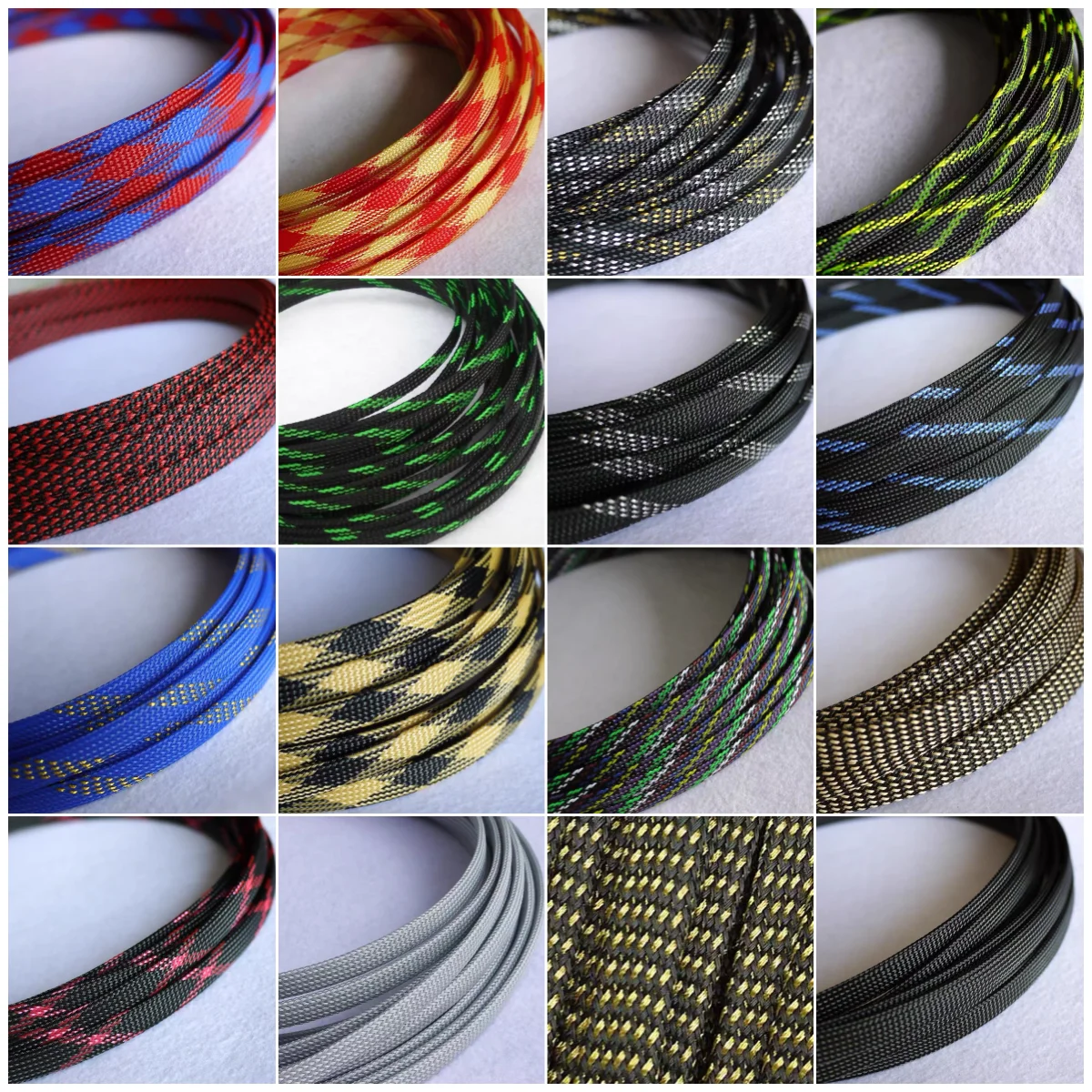 Manga Trenzada Para Cables - 3 Metros De Largo, 40 Mm Ancho, Negro | Material PET, Expandible Y Resistente Al Calor | Ideal Para Organizar Cables