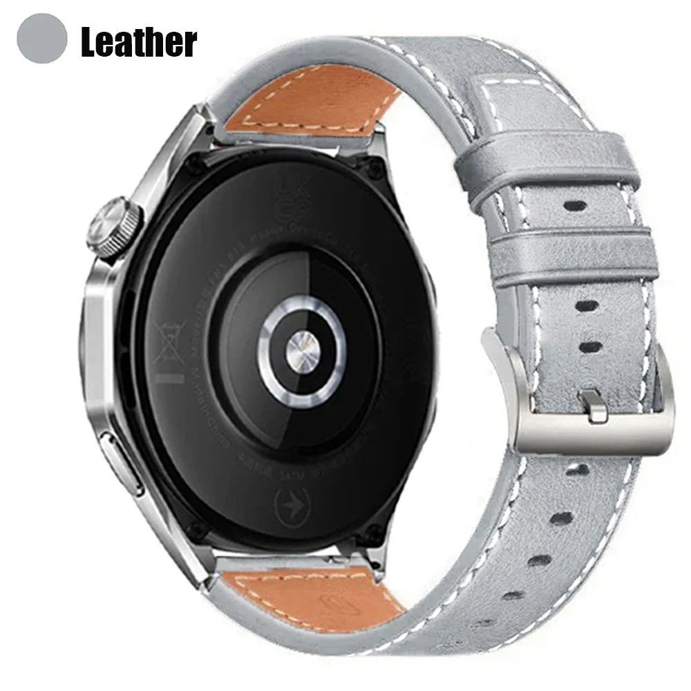 Luxurious Soft Leather and Silicone Watch Strap - 22mm Premium Watchband Bracelet