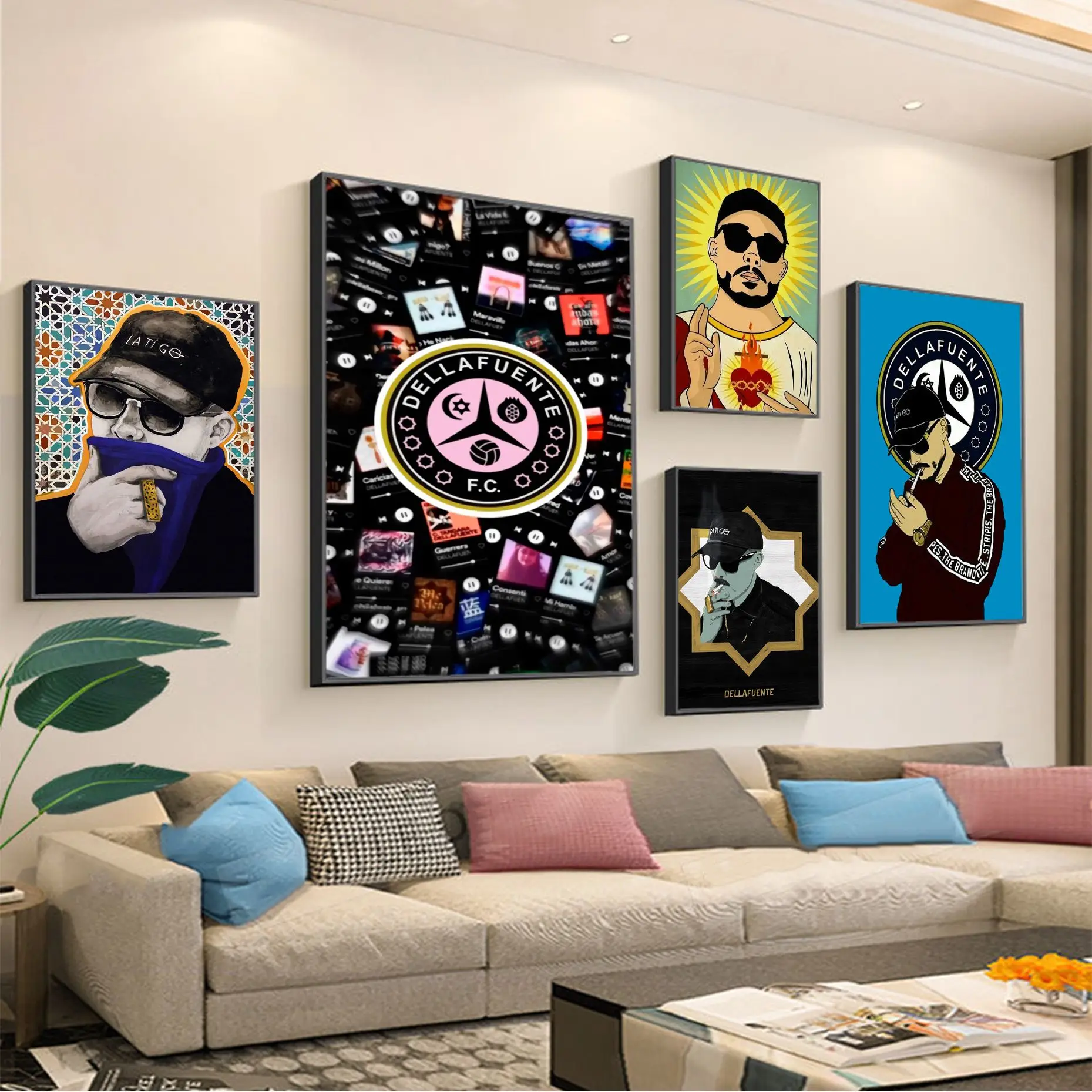 

Dellafuente F C Good Quality Prints And Posters Decoracion Painting Wall Art White Kraft Paper Posters Wall Stickers