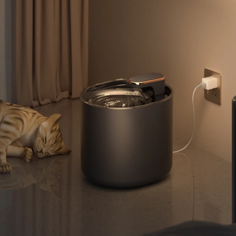 Pet Items Water Fountains for Cats Drinking Fountain USB Electric Mute