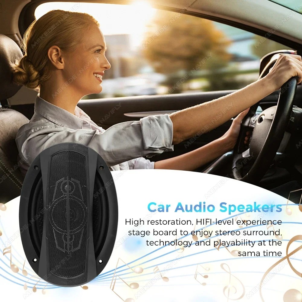 Car Audio For High restoration HIFI- level 5/6.5/6*9inch Universal Automotive Car Audio 4/5 Route Coaxial Speakers Master tuning