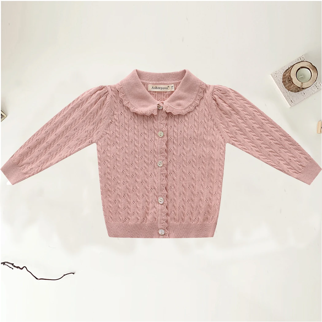 Neue Herbst Baby Mädchen Gestrickte Kleidung Sets Infant Strickjacke Pullover + Shorts 2 stücke Kleidung Sets Kleinkind Lange Ärmel Stricken outfits – Detail 8