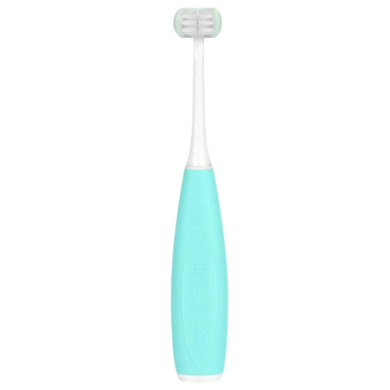 

Children's Electric Toothbrush, 3 Sides All Inclusive 5 Modes 2 USB Rechargeable Portable Electric Toothbrush