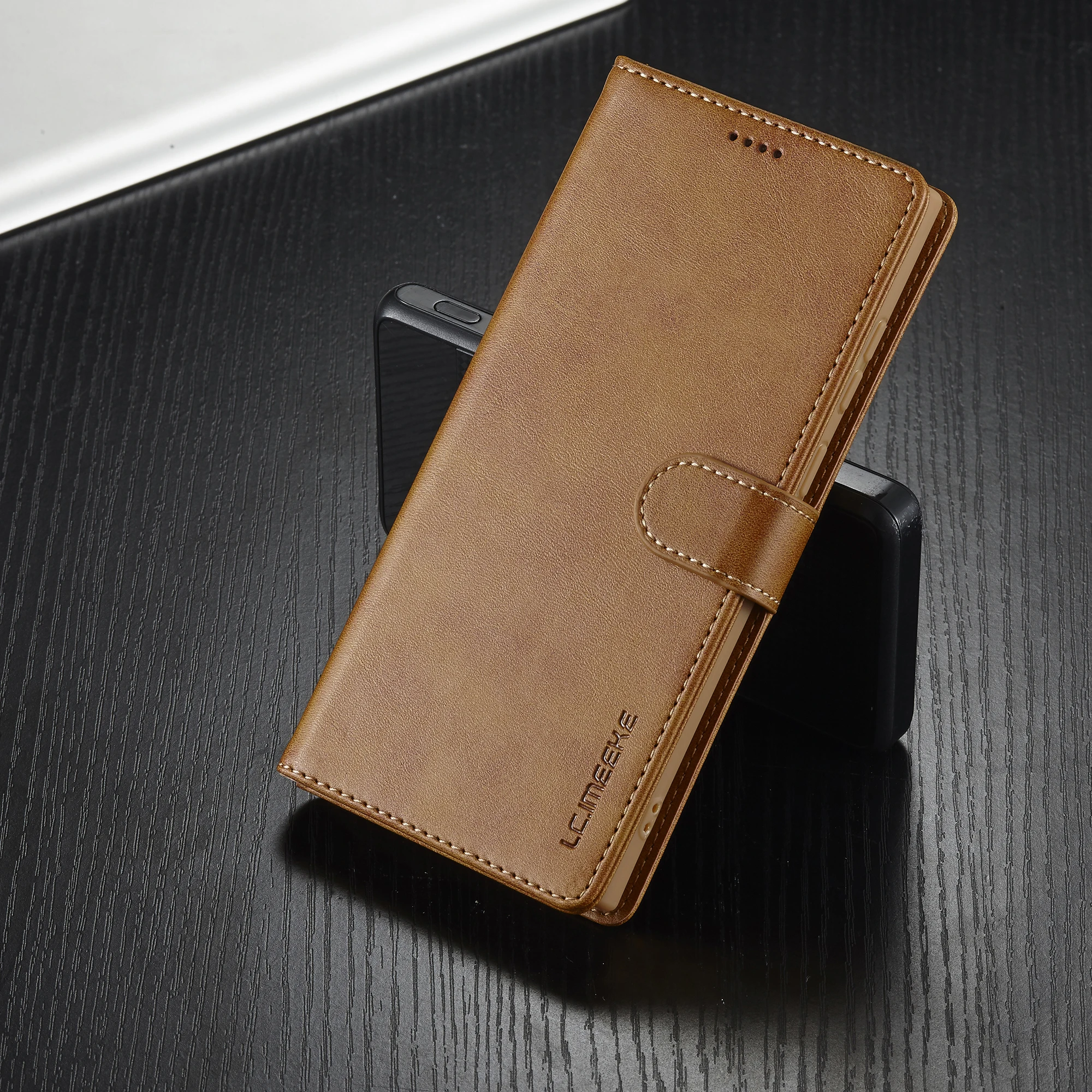 thumbnail image 1 of Funda de cuero con tapa para Samsung Galaxy A15, A05S, A14, A24, A34, A54, A13, A23, A33, A53, A73, A52, A32, A22, A42, A12, A04S, M52, M53, 1 of 5