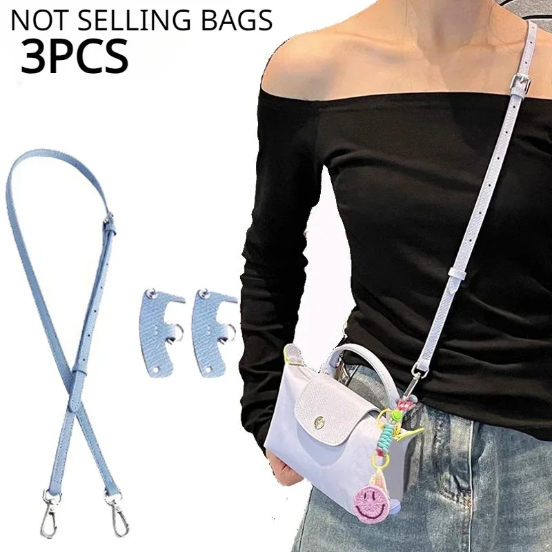 3Pcs/Set Bag Strap Set For Mini Bag New Color For Mini Bag Transformation Messenger Backpack Strap Messengers Bags Accessories