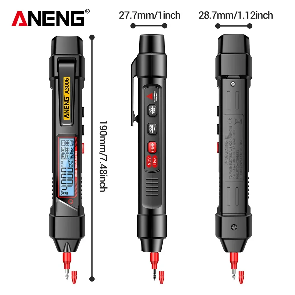 ANENG A3006 Digital Multimeter AC/DC Voltage Tester